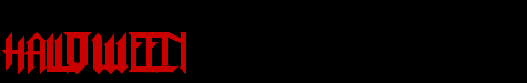 halloweenfont