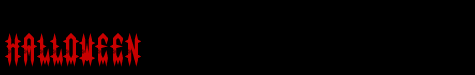 halloweenfont